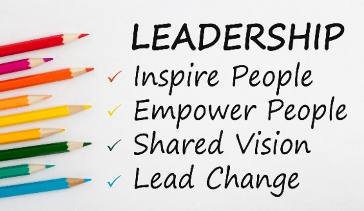 Leadership: Inspire People, Empower People, Shared Vision, Lead Change